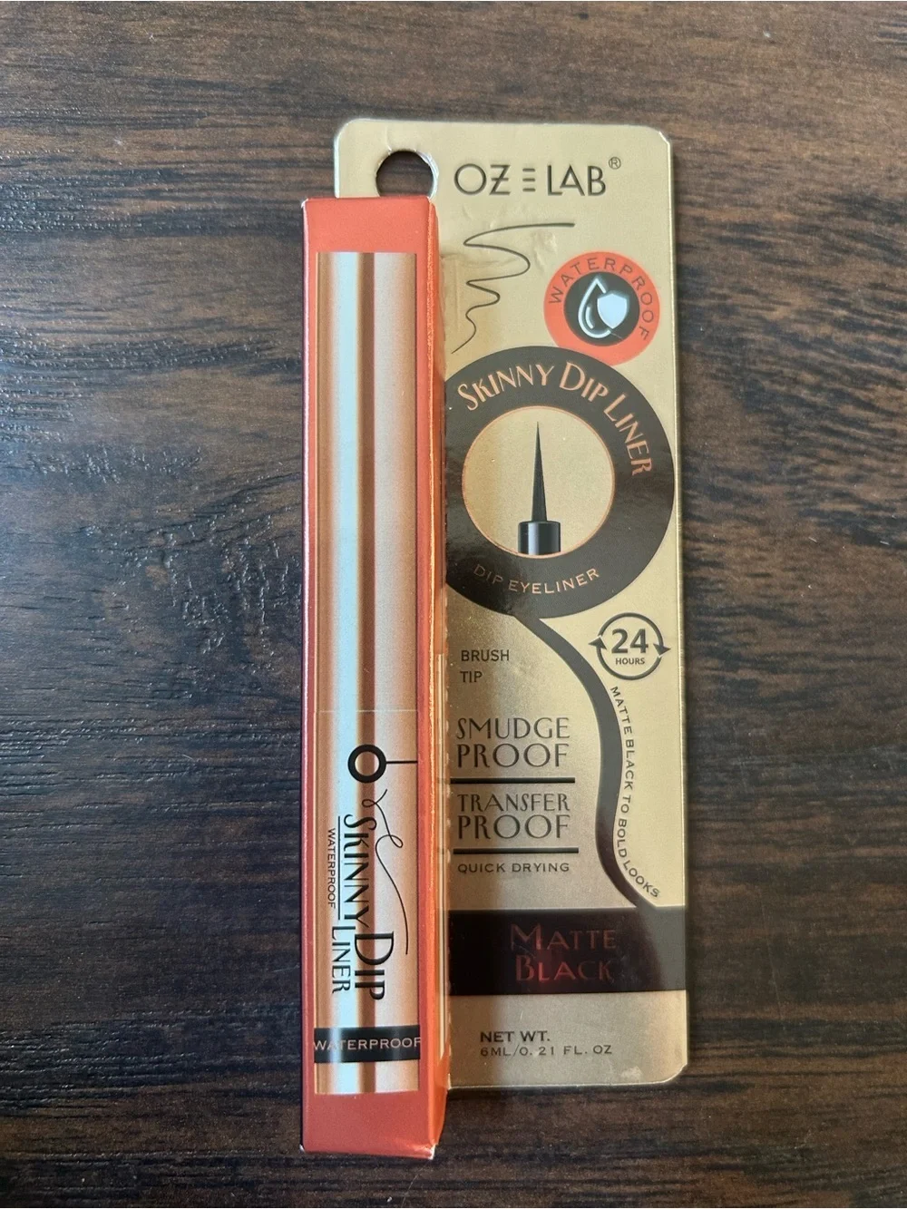 OZELAB Skinny Dip Liner Matte Black Waterproof Eyeliner